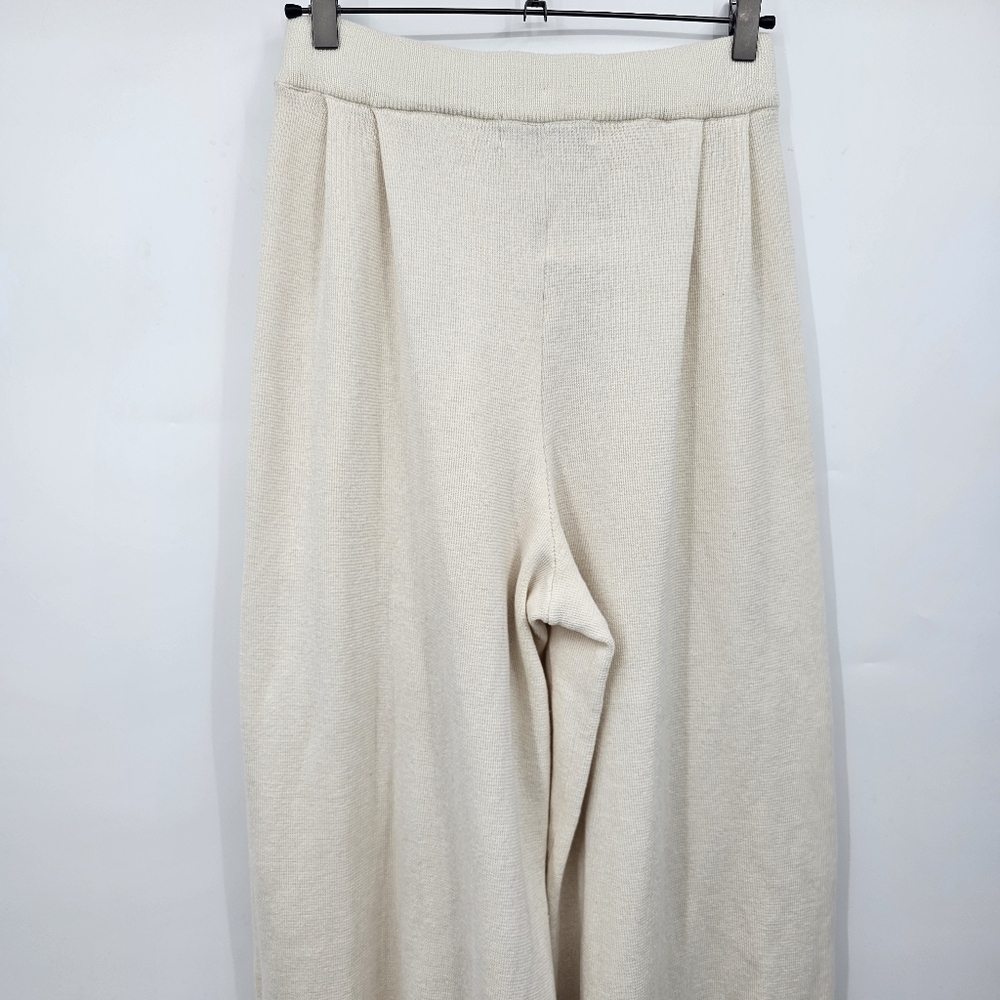 Free People Ivory High-Rise Relaxed Track Pants - Picture 7 of 8